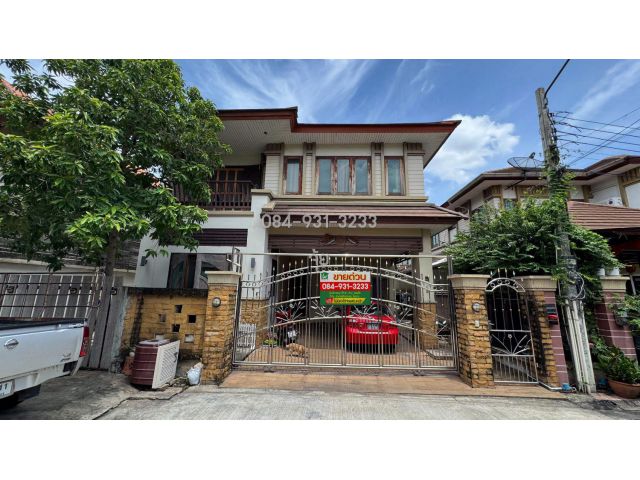ถูกสุดในโครงการ! บ้านเดี่ยวหลังริม สุชาวาลัย พระราม 5 บางศรีเมือง นนทบุรี . 4 นอน 2 น้ำ จอดรถได้ 2 คัน