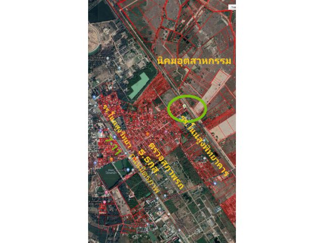 ขายที่ดินเนื้อที่ 1งาน 22.3 ตารางวา หน้าโรงเรียนโนนสูงพิทยาคาร