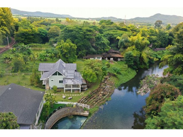 ขายบ้านพักตากอากาศปากช่อง-เขาใหญ่ ติดธารน้ำธรรมชาติ บรรยากาศเงียบสงบ ร่มรื่น อากาศเย็นสบายตลอดปี