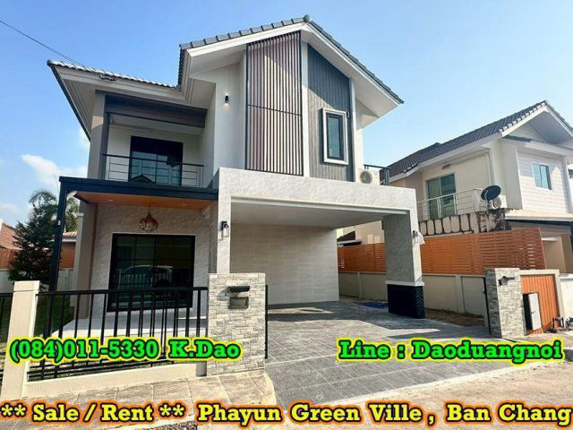 #Phayun Green Ville, Ban Chang *** Sale/Rent *** Modern House