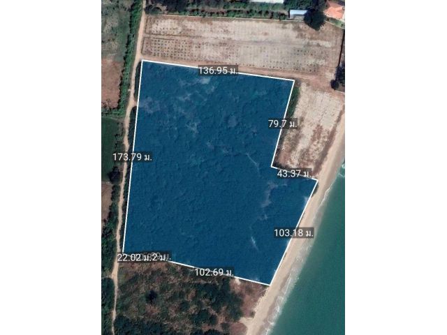 ขายที่ดินติดทะเล หาดเพชร ปึกเตียน พื้นที่ 15-1-50 ไร่ ไร่ละ 25 ล้านบาท รวมโอน