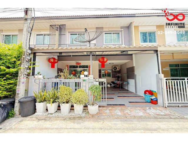 ขายทาวน์เฮาส์ 2 ชั้น 18 ตรว. หมู่บ้านรื่นฤดี 6 ถนนเลียบคลองสอง (รามอินทรา-ซาฟารี) บ้านแต่งสวย ต่อเติมพื้นใช้สอยลงตัว