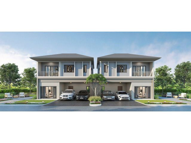 บ้านแฝด CURA 3 ห้องนอน ทำเลบ้านสวน ชลบุรี ใกล้ Central Chonburi เริ่ม 4.5 ล้าน