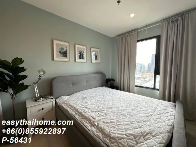 P-56431 ให้เช่า Life Asoke (ไลฟ์ อโศก) | 1 ห้องนอน 1 ห้องน้ำ | วิวเมือง | ชั้น 22 อาคาร South | เฟอร์นิเจอร์ครบ