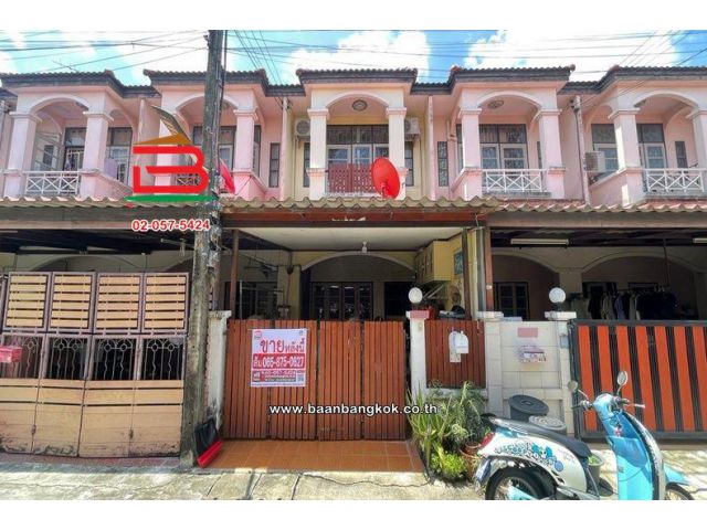 ทาวน์เฮาส์ 2 ชั้น เนื้อที่ 17 ตร.ว. หมู่บ้านซิตี้โฮม สายไหม ซอยสายไหม 48/1 แยก 2 ถนนพหลโยธิน แขวงสายไหม เขตสายไหม