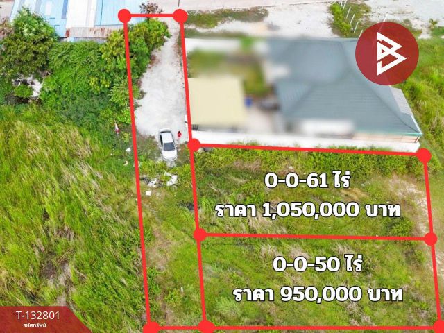 ขายที่ดิน เนื้อที่ 1 งาน 11 ตารางวา บ้านปึก ชลบุรี