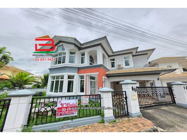 บ้านเดี่ยว 2 ชั้น (หลังใหญ่) เนื้อที่ 115 ตร.ว. Passorn 4 Rangsit Klong 3 : ภัสสร 4 รังสิต-คลอง 3 ถนนรังสิต-นครนายก