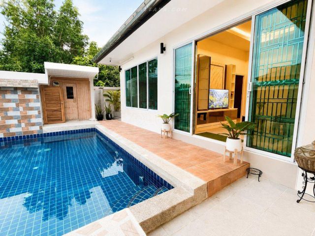 ขายพูลวิลล่าห้วยใหญ่ พัทยา | บ้านใหม่กำลังสร้าง | 72 ตร.วา #9P-16966