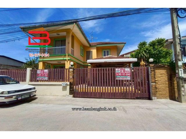 บ้านเดี่ยว ซอยสังคมสงเคราะห์ 18 เนื้อที่ 52 ตรว. ถนนสังคมสงเคราะห์ แขวงลาดพร้าว เขตบางกะปิ กรุงเทพมหานคร
