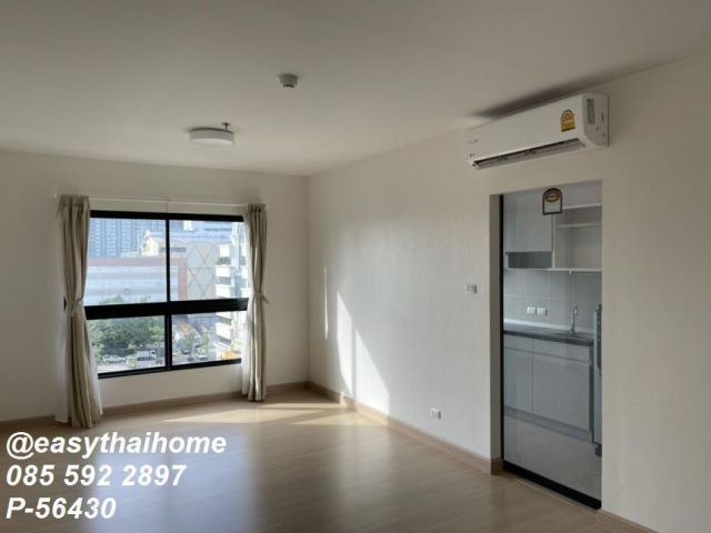 P-56430 ให้เช่าห้องเปล่า Supalai Loft @Talat Phlu Station ใกล้ BTS ตลาดพลู ชั้น 7 ห้องสตูดิโอ ครัวแยก 1 ห้องน้ำ มีแอร์