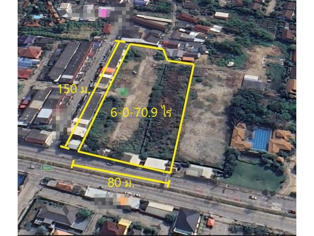 L635-ขายที่ดินผังส้ม ติดวงแหวนรอบ2 6ไร่ เชียงใหม่ เมืองเชียงใหม่ ท่าศาลา