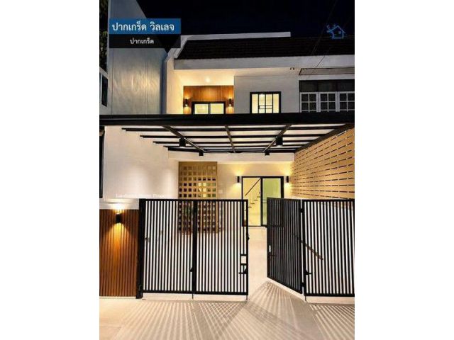 IN-169 ขายทาวน์โฮม 2 ชั้น ปากเกร็ด วิลเลจ บ้านมือสองตกแต่งใหม่ เนื้อที่ 20 ตรว 3นอน 2น้ำ ใกล้ห้าแยกปากเกร็ด