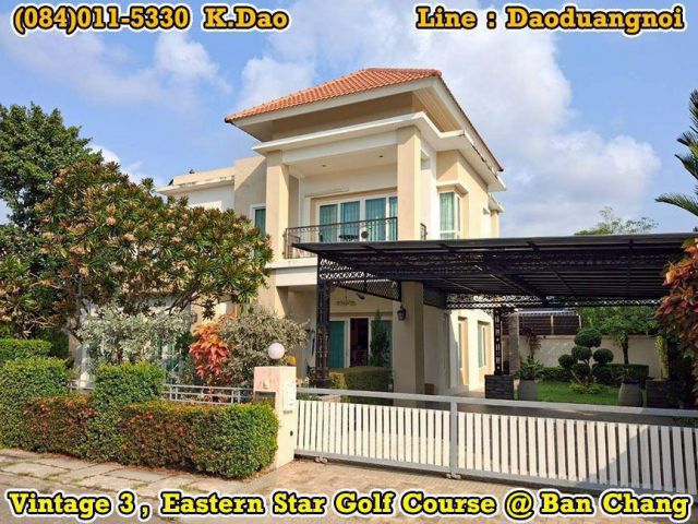 Vintage 3 @Eastern Star Golf Course, Ban Chang *** Sale / Rent *** House with Extension