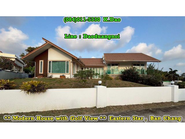 Eastern Star Golf Course, Ban Chang *** Modern House with Golf View ***