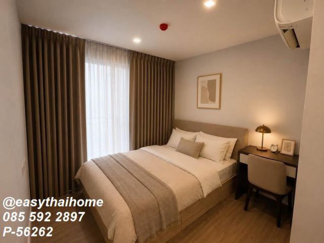คอนโดใกล้ BTS อุดมสุข ให้เช่า! The Nest Sukhumvit 64 P-56262] 1 ห้องนอน ชั้น 8 | Line@easythaihome 085-592-2897