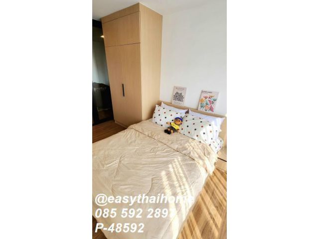 คอนโดใกล้ BTS ห้าแยกลาดพร้าว ให้เช่า! เดอะ ไลน์ ไวบ์ P-48592] 1 ห้องนอน ชั้น 19 แต่งครบพร้อมอยู่ | Line@easythaihome