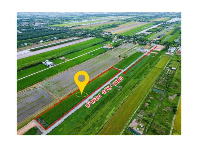 ที่ดินคลอง 8 หนองเสือ ประปา ไฟฟ้า ครบ มีเพื่อนบ้าน
