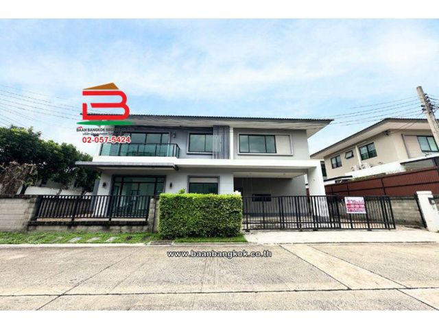 บ้านเดี่ยว 2 ชั้น (หลังมุม) เนื้อที่ 73.8 ตร.ว. คาซ่า แกรนด์ สุขาภิบาล 5 : Casa Grand Sukapiban 5 ตรงข้ามตลาดวงศกร