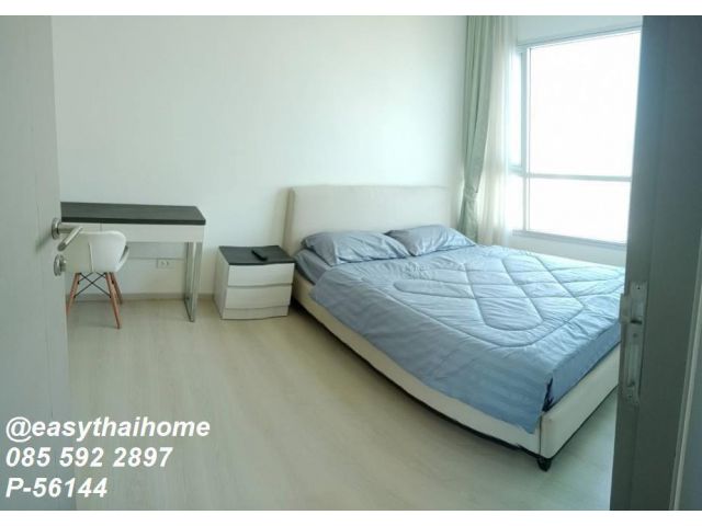 คอนโดใกล้ MRT ห้วยขวาง ให้เช่า! ไลฟ์ รัชดาภิเษก P-56144] 2 ห้องนอน ชั้น 26 | Line@easythaihome 085-592-2897