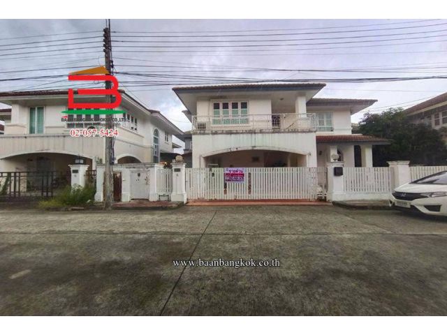 บ้านเดี่ยว หมู่บ้านภัสสร 1 เนื้อที่ 56.2 ตรว. ถนนรามอินทรา แขวงคลองสาม เขตคลองหลวง จังหวัดปทุมธานี