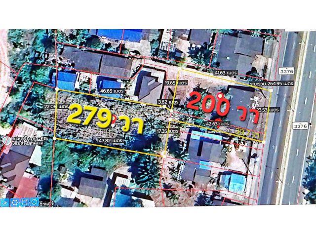 ขายที่ดิน 518 วา ย่านชุมชน ใกล้ศูนย์ฝึกกีฬาเรือพายราชนาวีและอ่างเก็บน้ำคลองบางไผ่ ถนน ทล.3376 ตำบลสำนักท้อน อำเภอบ้านฉาง