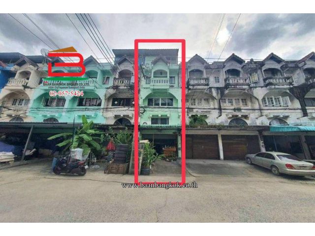 อาคารพาณิชย์ หมู่บ้านสินอนันต์ ซอยเสรีไทย 72 เนื้อที่ 19.9 ตรว. ถนนเสรีไทย แขวงมีนบุรี เขตมีนบุรี