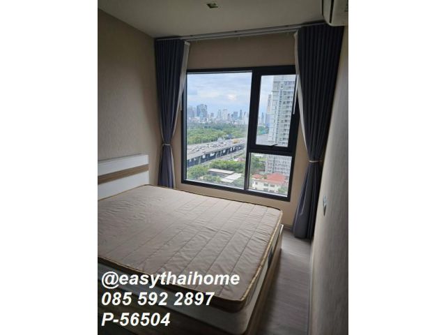 คอนโดใกล้ MRT พระราม 9 ให้เช่า! Life Asoke Hype P-56504] 1 ห้องนอน ชั้น 14 วิวเมือง | Line@easythaihome 085-592-2897