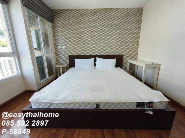 คอนโดใกล้ MRT พระราม 9 ให้เช่า! PG 2 Rama IX P-56549] 1 ห้องนอน ชั้น 8 | Line@easythaihome 085-592-2897