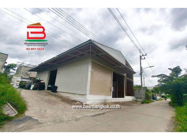 ที่ดินพร้อมโกดัง ซอยไสวประชาราษฏร์ 11 (ไสวเกลี้ยงขาว1) เนื้อที่ 184 ตรว. ตรงข้ามตลาด เอซี ลำลูกกาคลอง 4