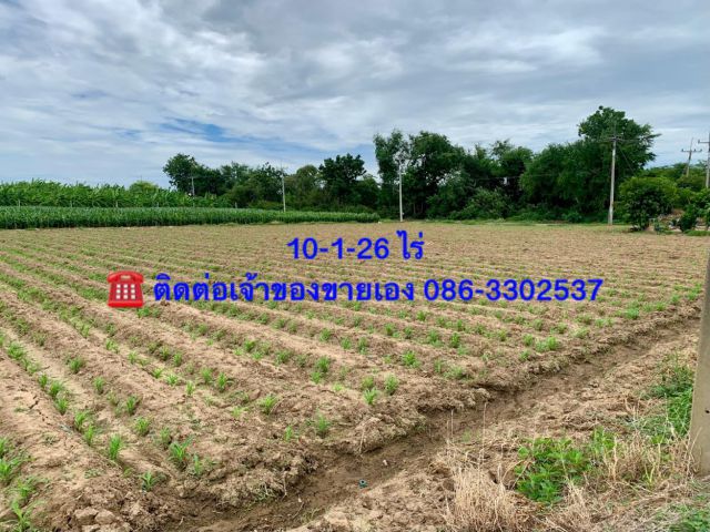 ที่ดินผืนใหญ่ทำเลดี10ไร่ โฉนดครุฑแดงพร้อมโอน ใกล้เทศบาลวังศาลา ท่าม่วง เข้าออกได้หลายทาง ติดถนนสาธารณะ ใกล้ทางด่วนM81
