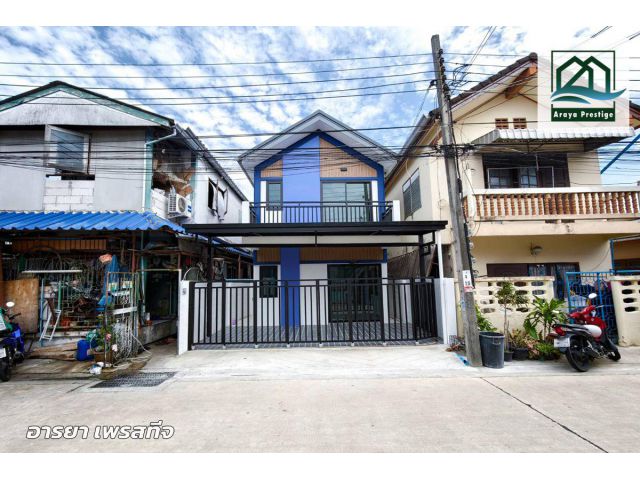 บ้านเดี่ยว2ชั้น การเคหะร่มเกล้าซอย15 โนเวทพร้อมเข้าอยู่