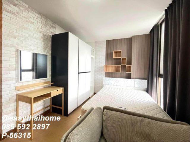 P-56315 ให้เช่าคอนโด Studio Ideo Mix Sukhumvit 103 อาคาร A ชั้น 15 เฟอร์ครบ ใกล้ BTS อุดมสุข! วิวเมือง