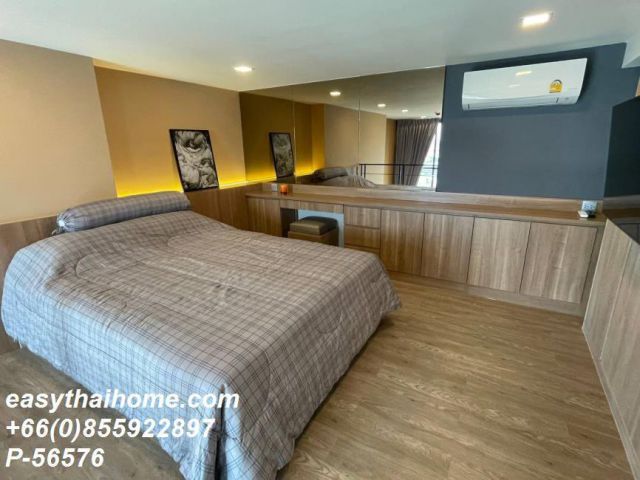 P-56576 ให้เช่า Modiz Sukhumvit 50 (โมดิซ สุขุมวิท 50) | 1 ห้องนอน 1 ห้องน้ำ | Exclusive Vertical Suite (ห้องเพดานสูง)