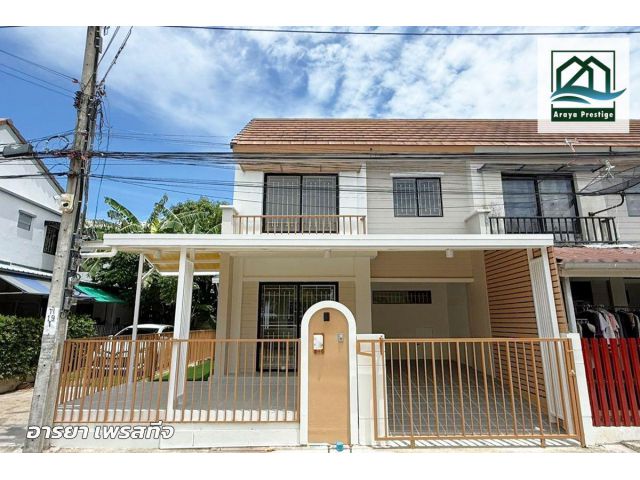 พฤกษา58/2 ลาดกระบัง-สุวรรณภูมิ หลังมุม รีโนเวทพร้อมเข้าอยู่