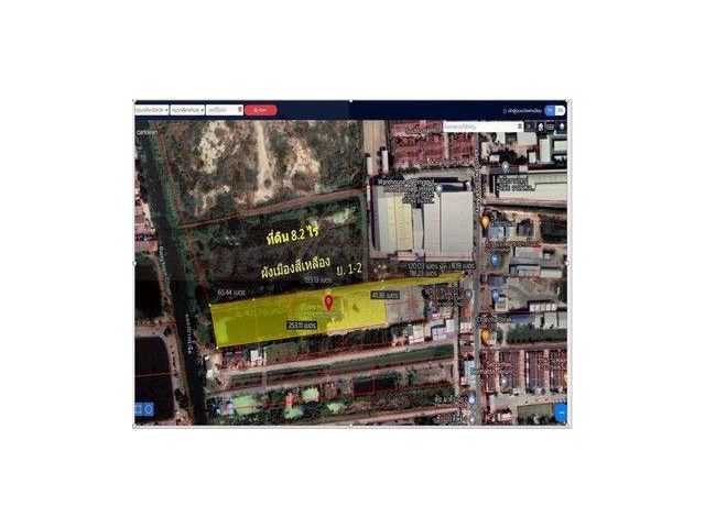 ขายที่ดินถนนบางนาตราด กม.17 เนื้อที่ 8-2-36.3 ไร่ ผังสีเหลือง ต.บางโฉลง อ.บางพลี จ.สมุทรปราการ