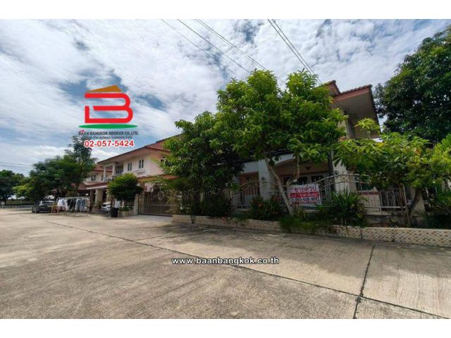 บ้านเดี่ยว 2 ชั้น (หลังริม) เนื้อที่ 65.1 ตร.ว. เดอะสวีทการ์เด้นวิลล์ 2 ถนนหทัยราษฎร์ แขวงสามวาตะวันตก เขตคลองสามวา