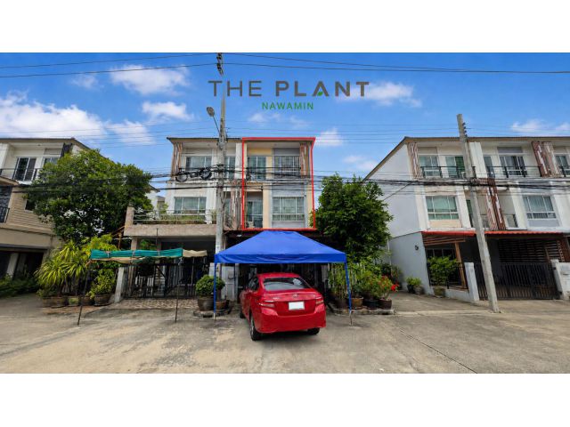 ขายทาวน์โฮม 3 ชั้น หลังมุม The Plant Citi Nawamin 86 บ้านบิวท์อินพร้อมอยู่ ใกล้รถไฟฟ้าสายสีชมพู