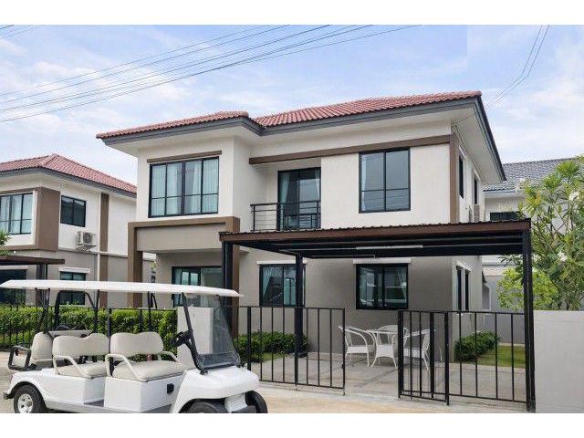 260909nnnisoyk ให้เช่า บ้าน บ้านแฝด 2 ชั้น 45ตร.ว.วงแหวน-รังสิต คลอง 4 มาร์เก็ตวิลเลจ รังสิต 2.02กม. 150ตร.ม. 3นอน ชั้นท