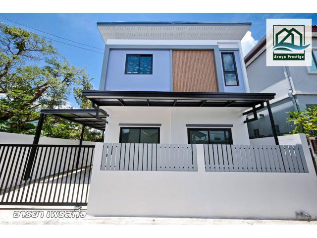 บ้านเดี่ยว2ชั้นสร้างใหม่ ซอยแบริ่ง48 บ้านสวยพร้อมเข้าอยู่