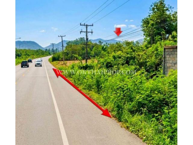 ที่ดินหัวหิน ติดถนนสาย 2052 ใกล้วัดห้วยมงคล ต.หนองพลับ อ.หัวหิน จ.ประจวบคีรีขันธ์
