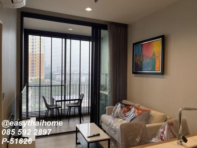 P-51626 ห้องสวยแต่งครบ เฟอร์+เครื่องใช้ไฟฟ้าแน่นๆ Quinn Sukhumvit 101 ใกล้ BTS ปุณณวิถี เดินทางสบาย Line@easythaihome