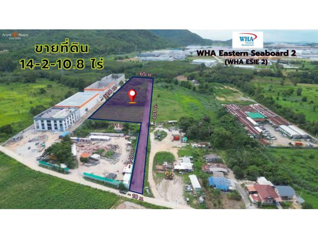 ขายที่ดิน 14 ไร่ ผังม่วงลาย ถ.331 เขาคันทรง ใกล้ WHA อีสเทิร์นซีบอร์ด2 แยกมาบปู, ปิ่นทอง 5