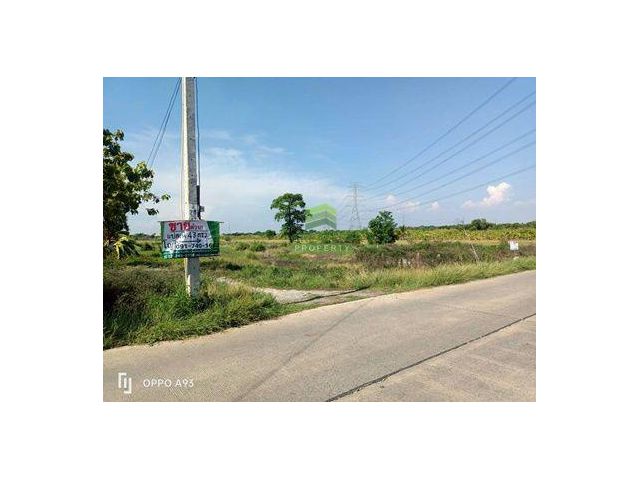 ที่ดินเปล่าคลองขวาง ไทรน้อย นนทบุรี เนื้อที่ 43 ตารางวา ทำเลน่าอยู่ ติดถนนหลัก