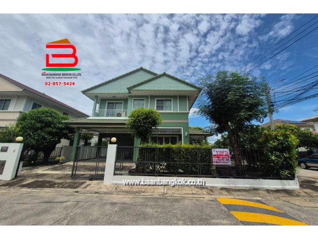 บ้านเดี่ยว หมู่บ้าน พฤกษ์ลดา ติวานนท์-ราชพฤกษ์ เนื้อที่ 63.4 ตรว. ใกล้ตลาด ส.รุ่งเรือง ถนนทางหลวงแผ่นดินหมายเลข 345