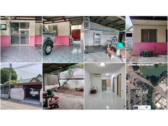 ขายบ้านพร้อมที่ดิน 38 ตร.วา ติดถ.ชากค้อ-หนองขาม ชลบุรี