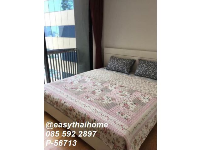 P-56713 ห้องสวยพร้อมอยู่ เฟอร์+เครื่องใช้ไฟฟ้าครบ! โนเบิล รีโว สีลม 34 ตร.ม. ชั้นสูง วิวเมืองสวย เดินไป BTS สุรศักดิ์