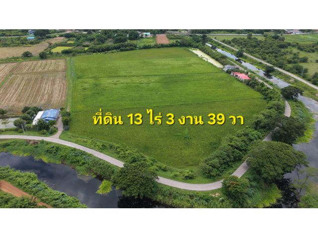 #ที่ดินโฉนดขุดแดงราชบุรีหนองกลางนา เนื้อที่ 13 ไร่ 3 งาน 39 วา ติดคลองใหญ่ มีดำทั้งปีเหมาะปลูกมะพร้าวน้ำหอม