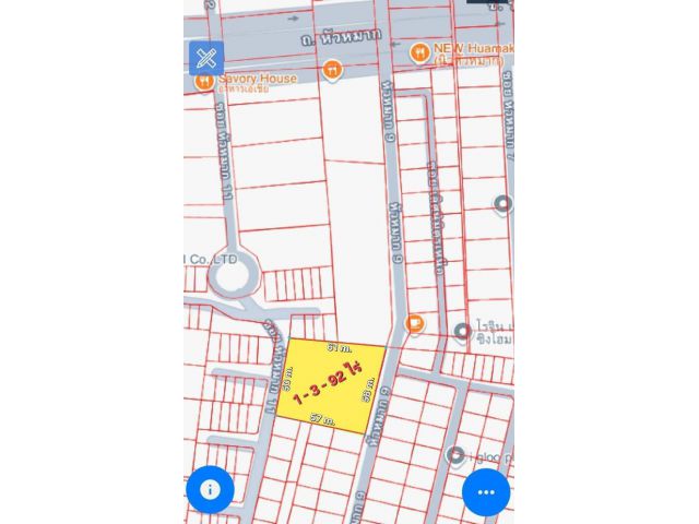 ขายที่ดินเปล่าถมแล้ว 1-3-92 ไร่ ถ.หัวหมาก ซอย 9 ใกล้สถานีรถไฟฟ้า ศรีกรีฑา แขวงหัวหมาก เขตบางกะปิ กทม.