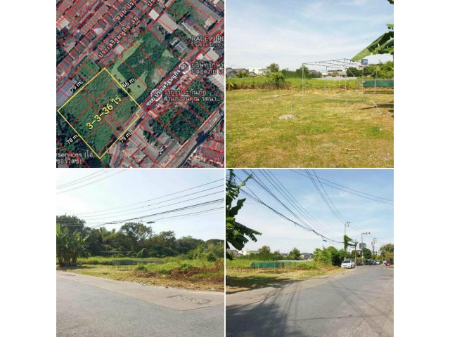 ขายที่ดินเปล่าถมแล้ว 3-3-36 ไร่ ถ.ประเสริฐมนูกิจ ซอย 40 (เกษตร-นวมินทร์) แขวงนวมินทร์ เขตบึงกุ่ม กรุงเทพๆ