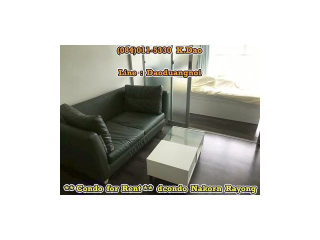 #Dcondo Nakorn Rayong, Rayong City *** Condo for Rent ***
